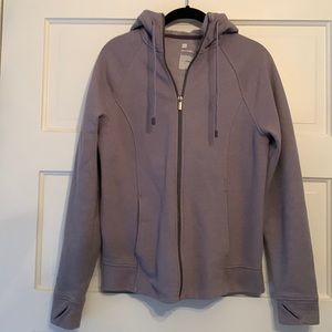 All in Motion full zip fleece hoodie in purple